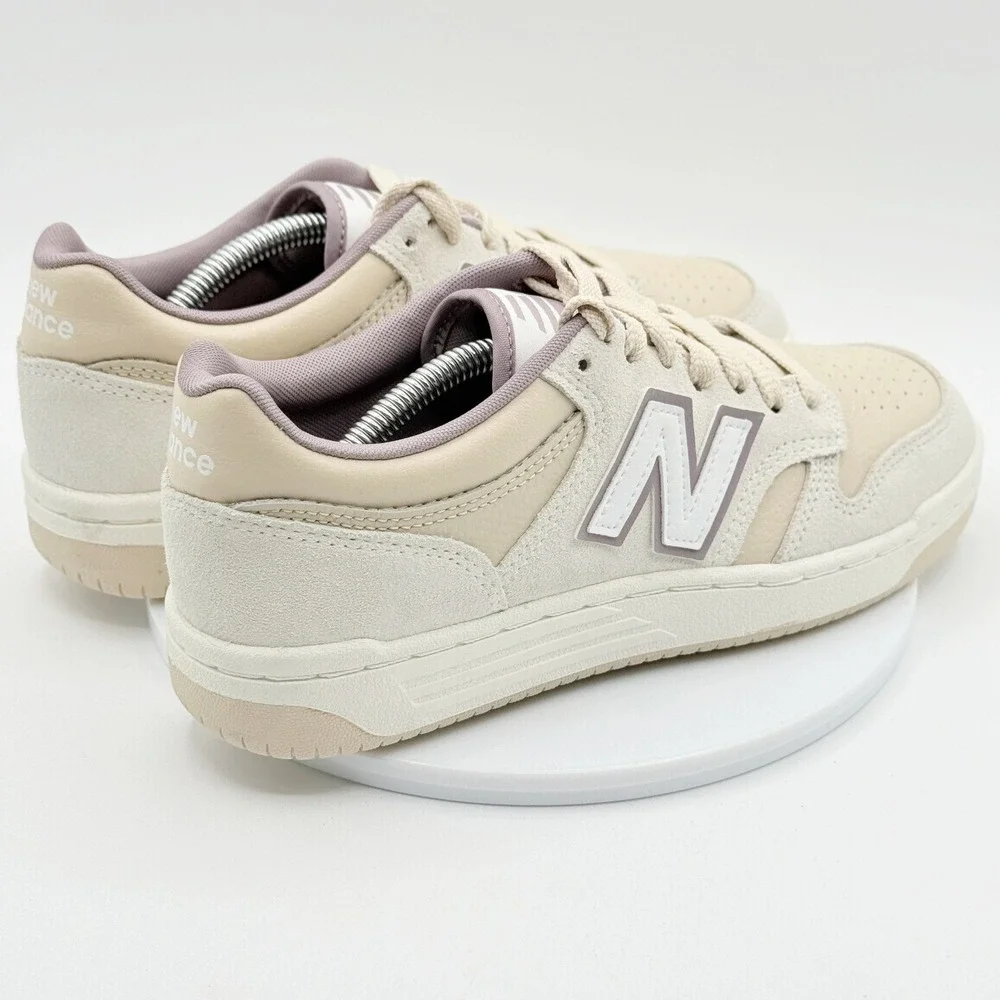 New Balance 480 Lifestyle Sneakers Size 7.5 Womens White/Beige BB480LHP